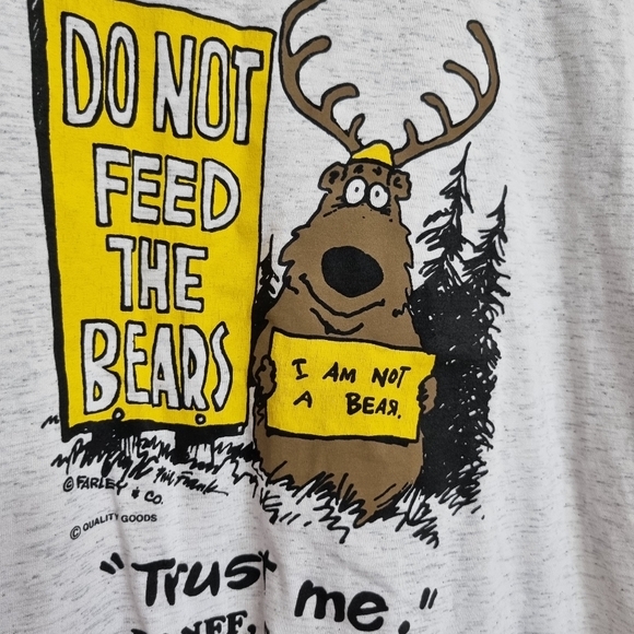 Vtg banff Canada slogan t shirt sz 40 single stitch. - Picture 3 of 6